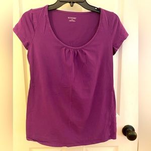 Short sleeve maternity shirt